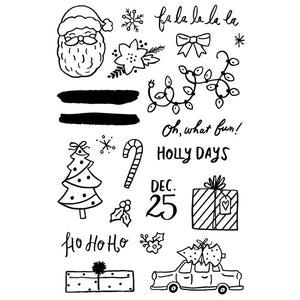 Simple Stories Holly Days Stamps