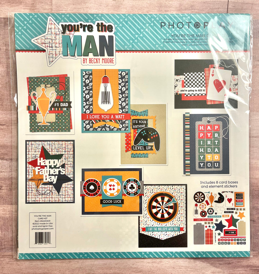 Photo Play You’re The Man Card Kit