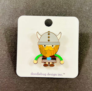 Doodlebug Collectible Pin- Viking