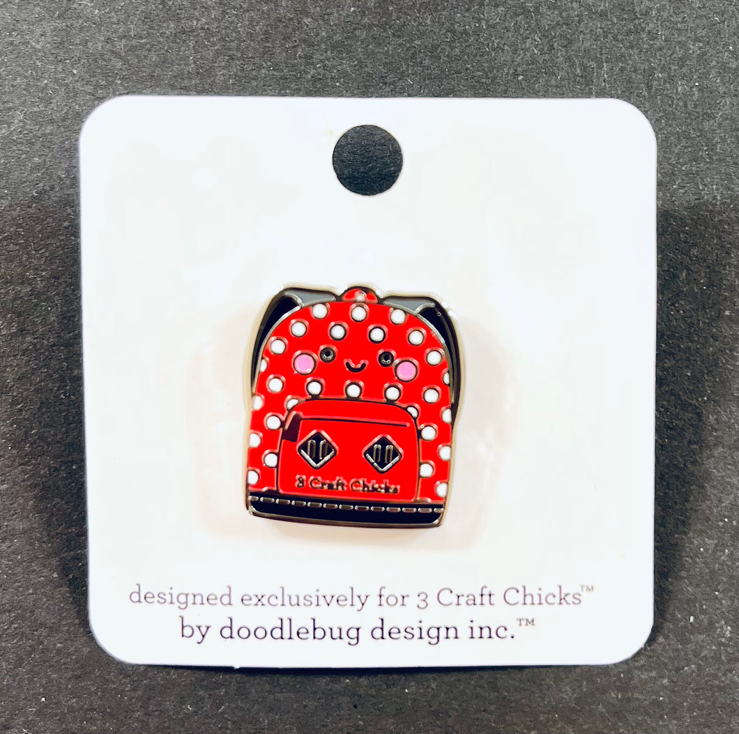 Doodlebug Collectible Pin- 3CC EXCLUSIVE Backpack