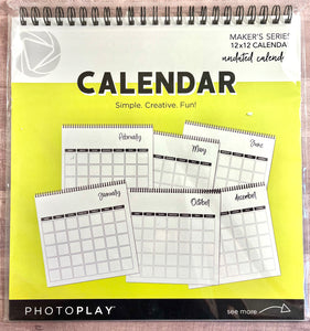 Photo Play Blank Calendar