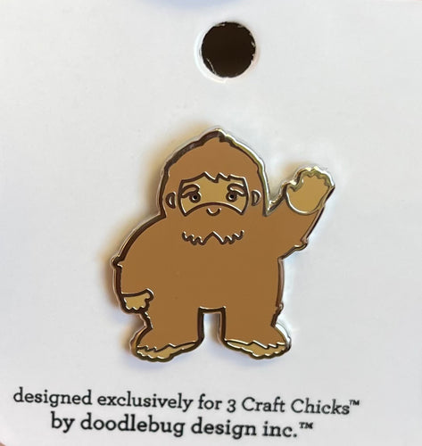 Doodlebug Exclusive 3CC Bigfoot Collectible Pin