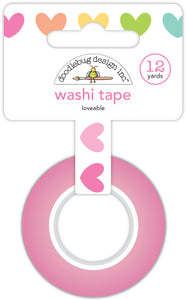 Doodlebug Loveable Hearts Washi Tape