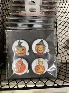 Vintage Flair Buttons-Halloween