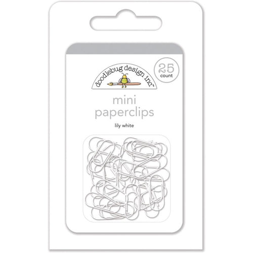 Doodlebug Paper Clips Lily White