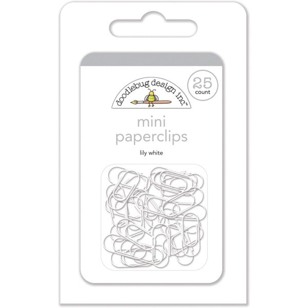 Doodlebug Paper Clips Lily White