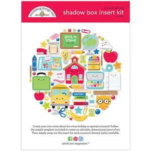 Doodlebug School Days Shadow Box Insert Kit