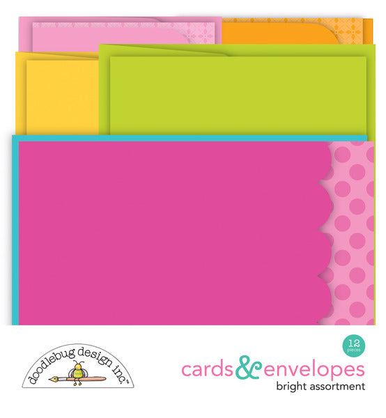Doodlebug Cute & Crafty Cards & Envelopes