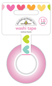 Rainbow Hearts Washi tape