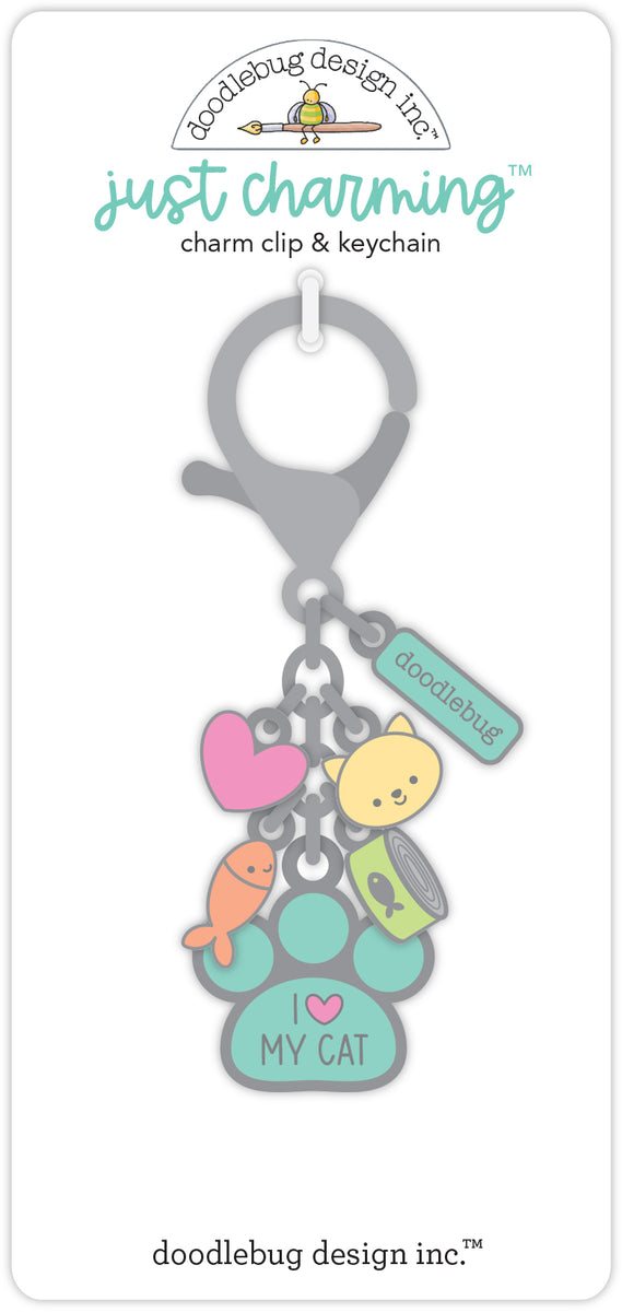 Doodlebug Pretty Kitty Key Chain – 3 Craft Chicks