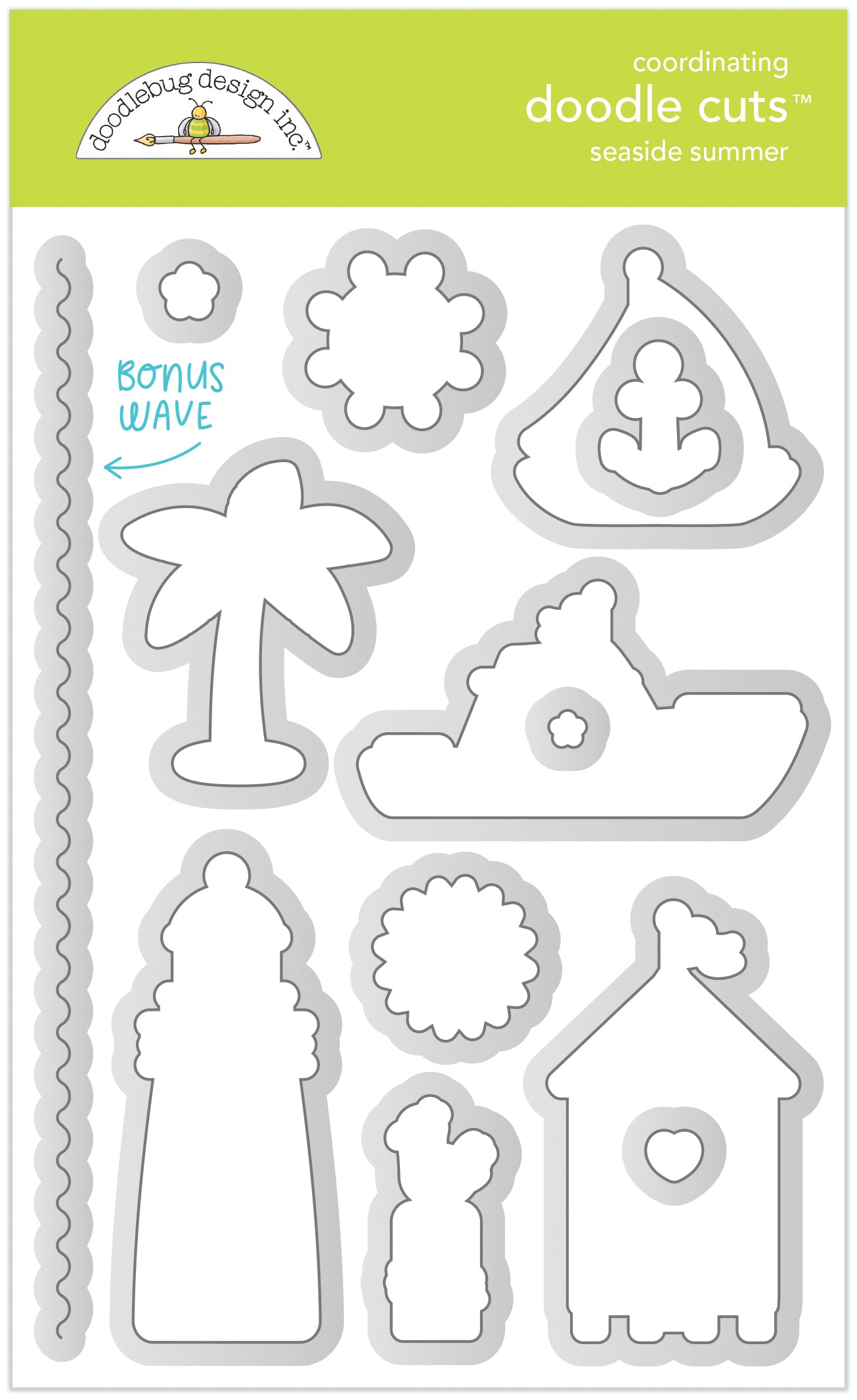 Doodlebug Seaside Summer Key Chain Charm – 3 Craft Chicks