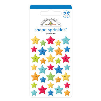 Doodlebug School Days Star Shape Sprinkles